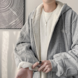 羊羔毛连帽立体字母连帽外套棉服 A425-Y528-P108控128,男装棉衣,电商A425,电商基地 羊羔毛连帽立体字母连帽外套棉服 A425-Y528-P108控128,男装棉衣,电商A425,电商基地