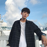 秋装磨毛格子衬衫港风宽松衬衣 A425-C298-P55-控68,男装衬衫,电商A425,电商基地 秋装磨毛格子衬衫港风宽松衬衣 A425-C298-P55-控68,男装衬衫,电商A425,电商基地