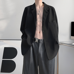 秋装西服垫肩廓形西装 A425-W616-P98控108图片