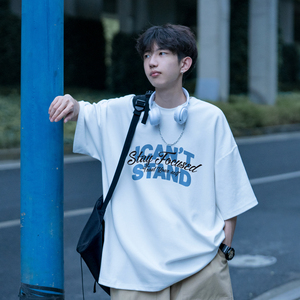 潮流字母排版短袖T恤A425-T3571-P28控38面料棉图片