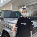 简单复古条纹运动圆领短袖T恤A425-T5316-45控59面料棉，男装T恤，电商A425