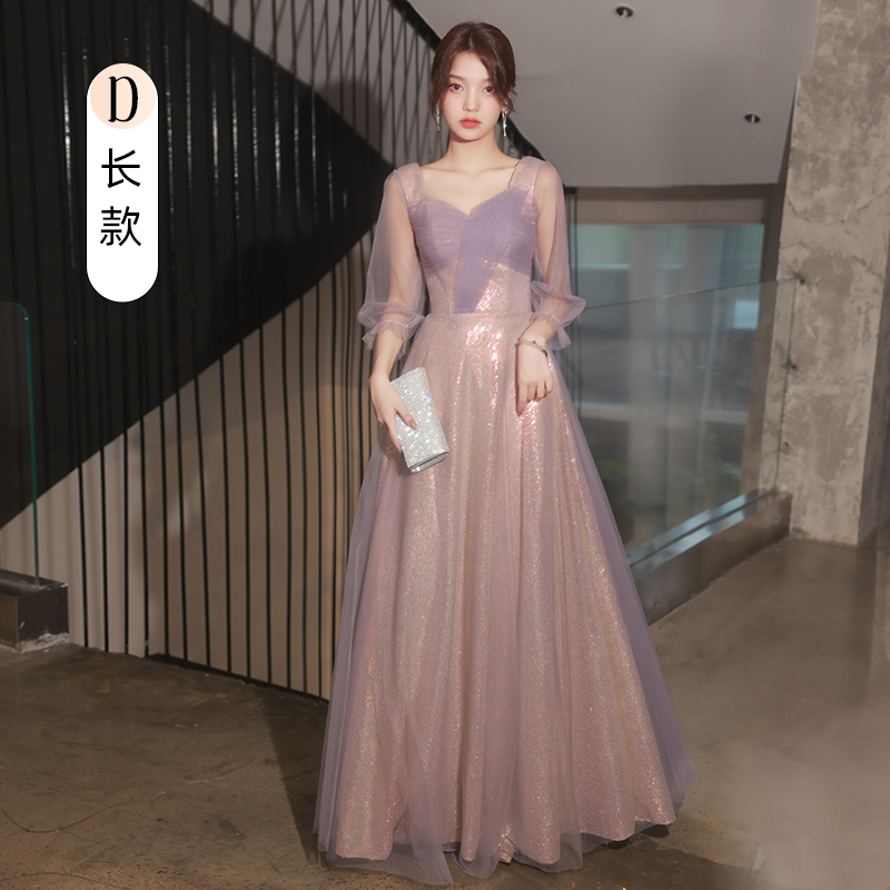  22901 purple long D style+S  