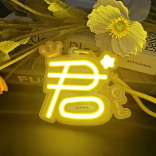 陈丽君演唱会 君COB胸牌 发光应援灯牌新款超亮挂件定制