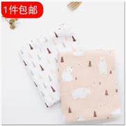 熙 AB phiên bản vải cotton chéo cho bé DIY vải bông trải giường bằng vải cotton - Vải vải tự làm