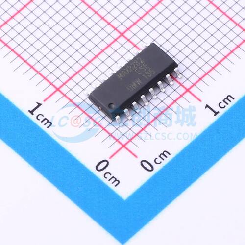 原装正品 MAX3232ESE(UMW) 封装SOP-16 RS232芯片
