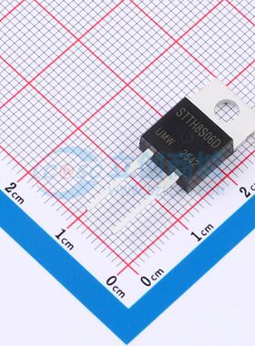 原装正品 STTH8S06D(UMW) 封装TO-220AC-2 快恢复/高效率二极管