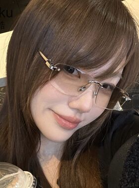 2026新款高级感欧美复古无框方形