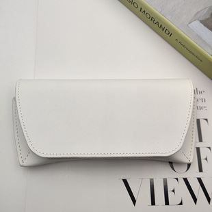 定制logo印GM太阳眼镜盒子便携保护白色时尚墨镜眼镜袋收纳防压包