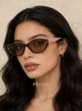 眼镜太阳镜欧美潮流小框墨镜女