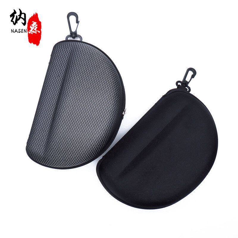 定制logo护目镜眼镜盒超大容量太阳镜抗压大号滑雪镜骑行镜运动