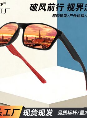 跨境偏光太阳镜炫彩潮流户外运动