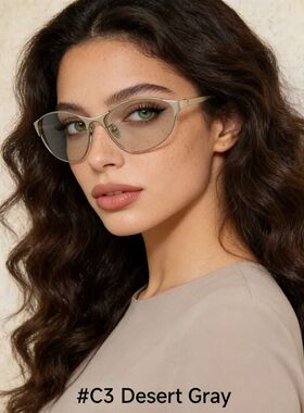 新款墨镜大牌美式复古猫眼墨镜