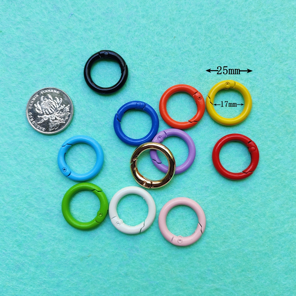 金属烤漆钥匙圈钥匙扣不织布挂件