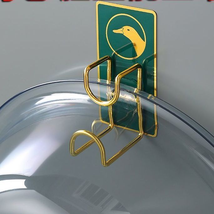 脸盆架壁挂免打孔粘钩厨房卫生间置物架挂钩强力承重贴水盆收纳架