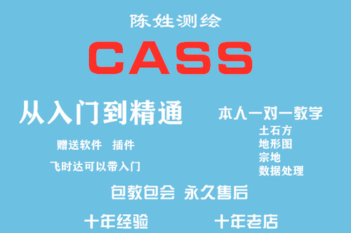 CASS教学 教程一对一  土石方  地形图 工程应用 数据处理 飞时达