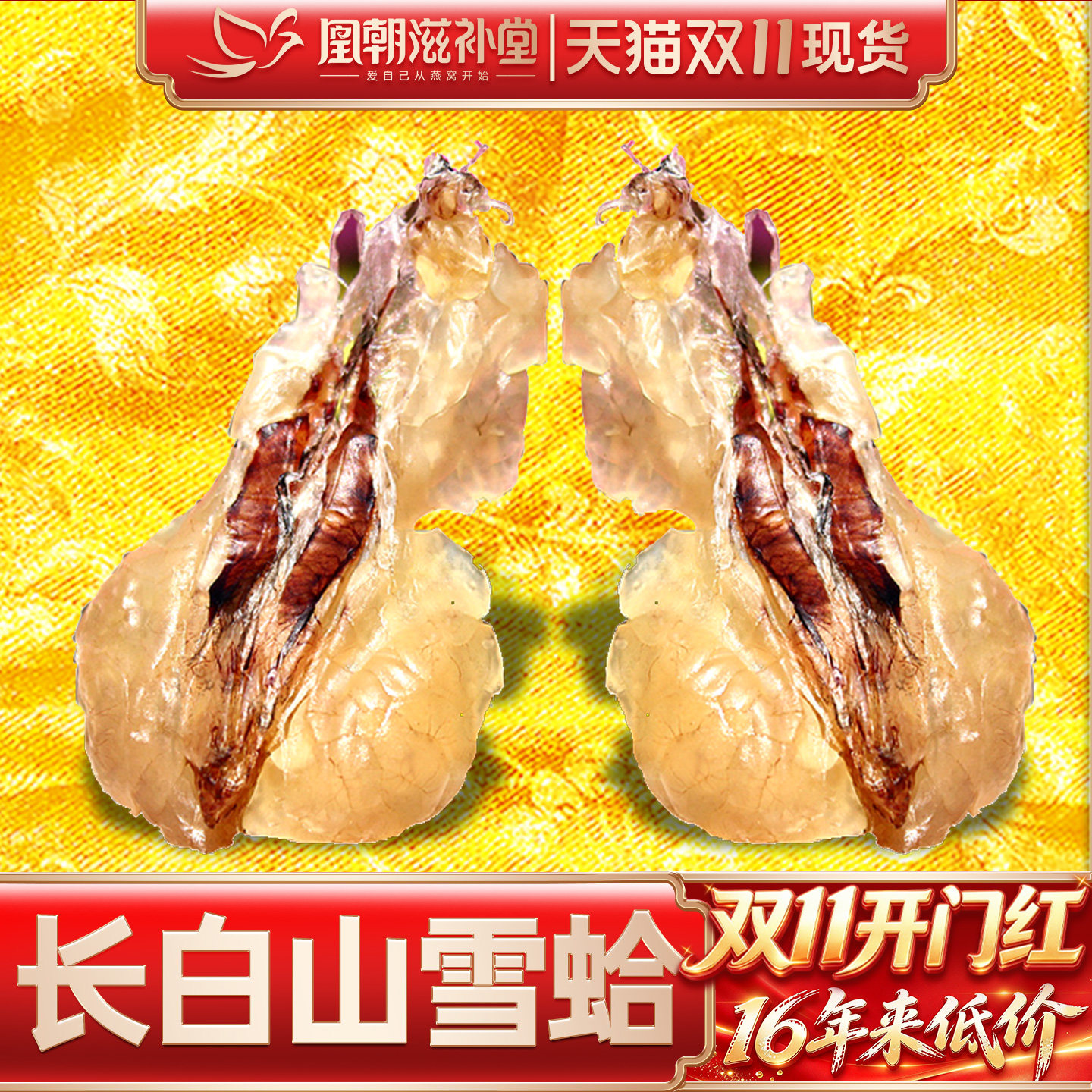 特大雪蛤联体油  4年林蛙油 特干新鲜长白山蛤蟆油雪哈膏正品20克