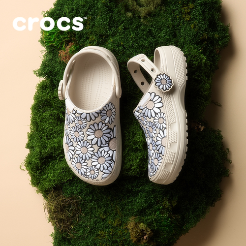 Crocs卡骆驰经典轻走雏菊洞洞鞋户外凉鞋沙滩鞋女鞋|213231