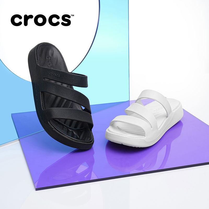 Crocs女鞋卡骆驰慕斯凉鞋拖鞋户外平底鞋|209587