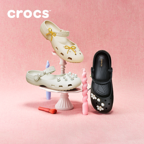 Crocs卡骆驰经典优雅芭蕾鞋洞洞鞋