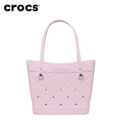 Crocs卡骆驰经典中号绗缝托特包|212401