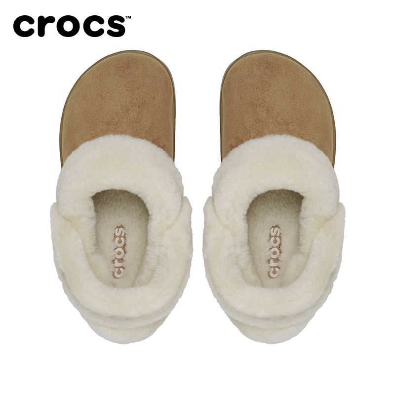 【好物体验专享】Crocs卡骆驰经典雪绒仿麂皮洞洞鞋|212106