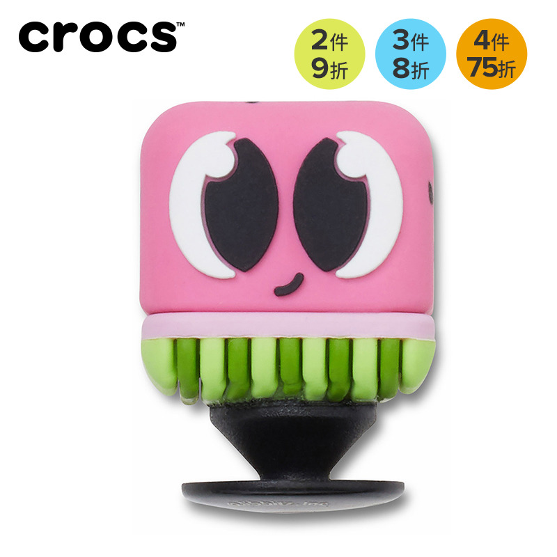 Crocs智必星配件洞洞鞋花