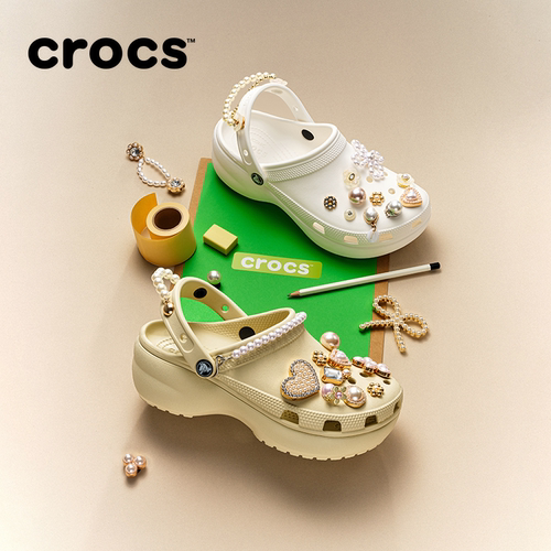 Crocs卡骆驰云朵波波玛丽珍洞洞鞋