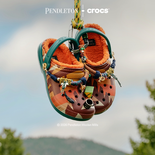 Crocs x Pendleton 经典暖棉洞洞鞋