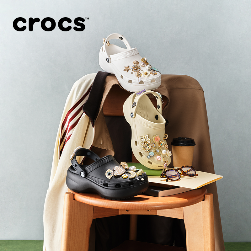 Crocs卡骆驰经典云朵泡芙女鞋