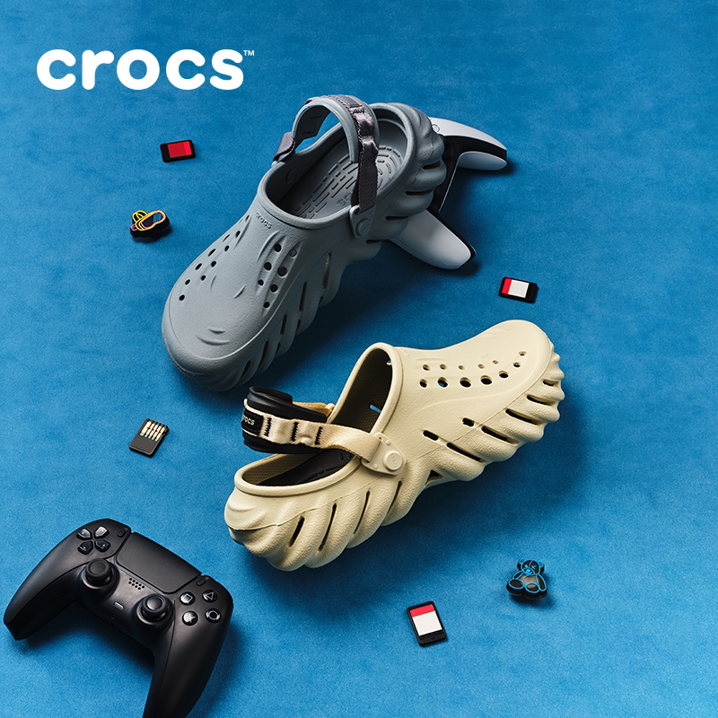 Crocs卡骆驰波波洞洞鞋沙滩鞋花园鞋男外穿包头拖鞋女鞋|207937