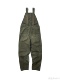 泼墨 重水洗 军绿色 背带裤 余文乐19AW WASHED OVERALLS MADNESS