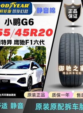 固特异舒适轮胎255/45R20 105V 鹰驰F1 六代 静音棉 原装:小鹏G6