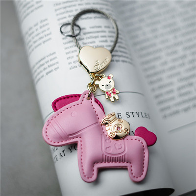 米勒斯马上有钱情侣高级感钥匙扣