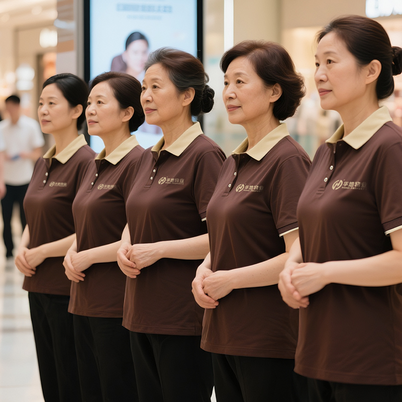 物业保洁员工作服定制短袖工衣