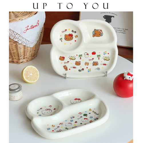 SHˇ可爱2025新款家用陶瓷盘子