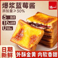 泓一蓝莓岩烧乳酪夹心面包420g【约7袋】