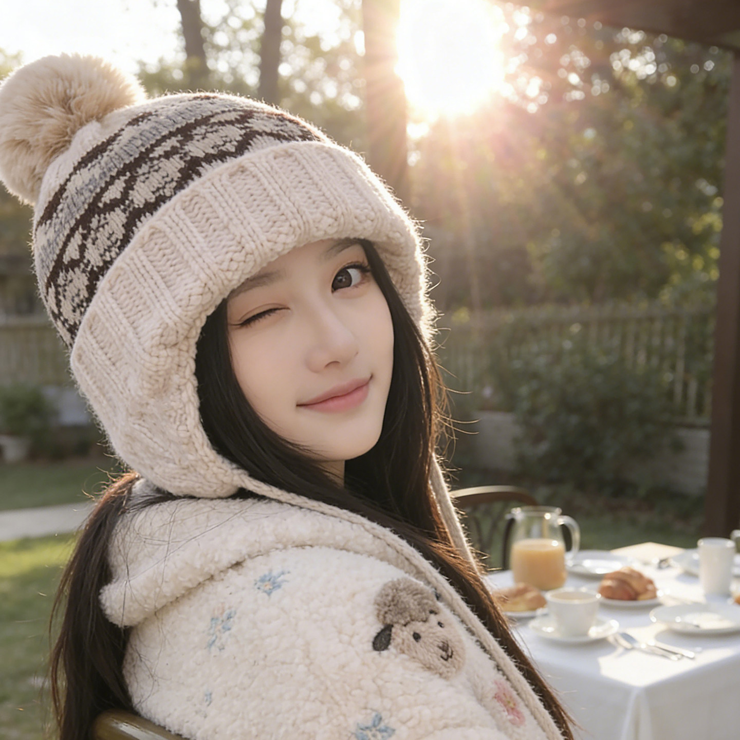 费尔岛风毛线帽女显脸小可爱保暖护耳雷锋帽东北防寒针织帽子冬季,服饰配件/皮带/帽子/围巾,帽子,淘宝优惠券,粉丝福利购,淘宝优惠卷