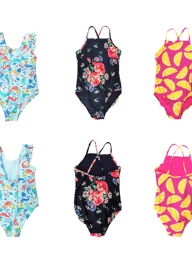 G*P女童连体泳衣舒适轻便洋气可爱公主三角泳衣女孩专柜泳装