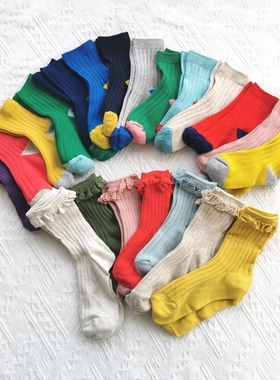 英国Boden儿童有机棉短袜男女童四季棉质弹力袜子舒适好穿吸汗袜