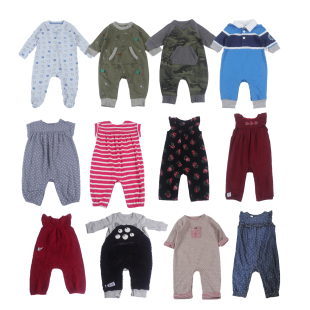 12个月新生儿男女童春秋夏连体衣洋气可爱舒适爬服哈衣多款