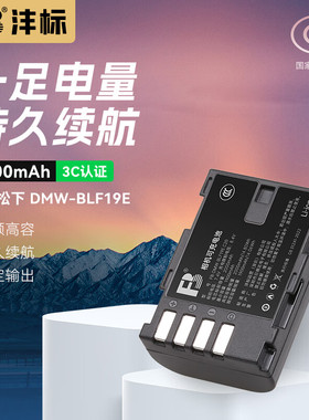 沣标BLF19E适用于松下GH5电池GH4 GH5S GH3 G9 G9L微单相机LUMIX DC-GH5GK LGK充电器DMC套装bnv25u双充USB充
