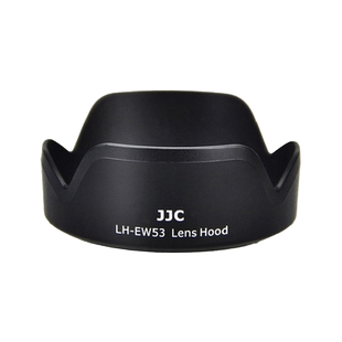 JJC 适用佳能EW-53遮光罩EF-M 15-45mm镜头RF-S 18-45mm R100 R50 R10 R7R6 M50II M5 M6II M200微单相机配件