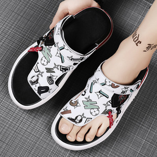 2025潮流拖鞋 两用新款 夏季 男鞋 凉拖鞋 罗马鞋 镂空沙滩鞋 轻便 凉鞋