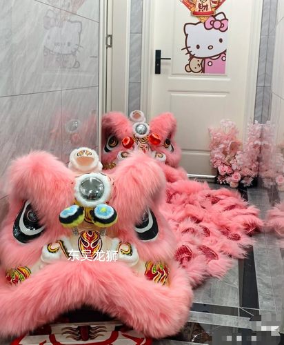 醒狮南狮东吴龙狮高档羊毛整套