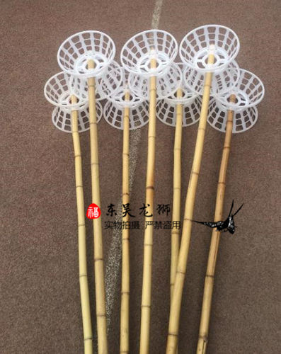 舞龙舞狮道具舞龙塑料龙骨龙杆竹杆龙棒杆子龙灯配件龙骨软塑料