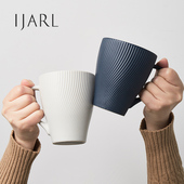 ijarl马克杯陶瓷杯水杯女生家用咖啡杯高颜值办公室茶杯情侣杯子