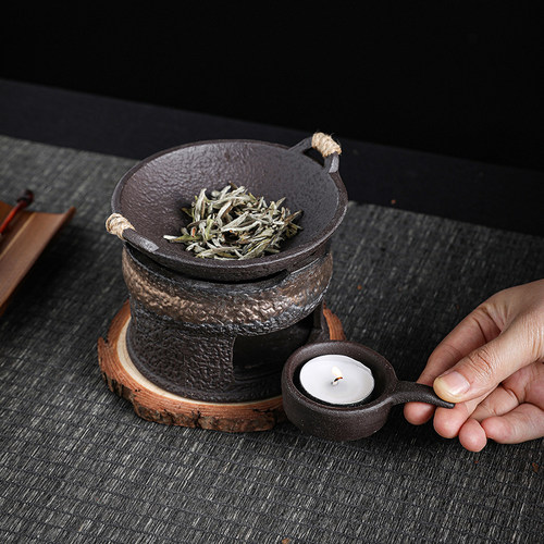 陶瓷茶道熏香烤茶炉套装