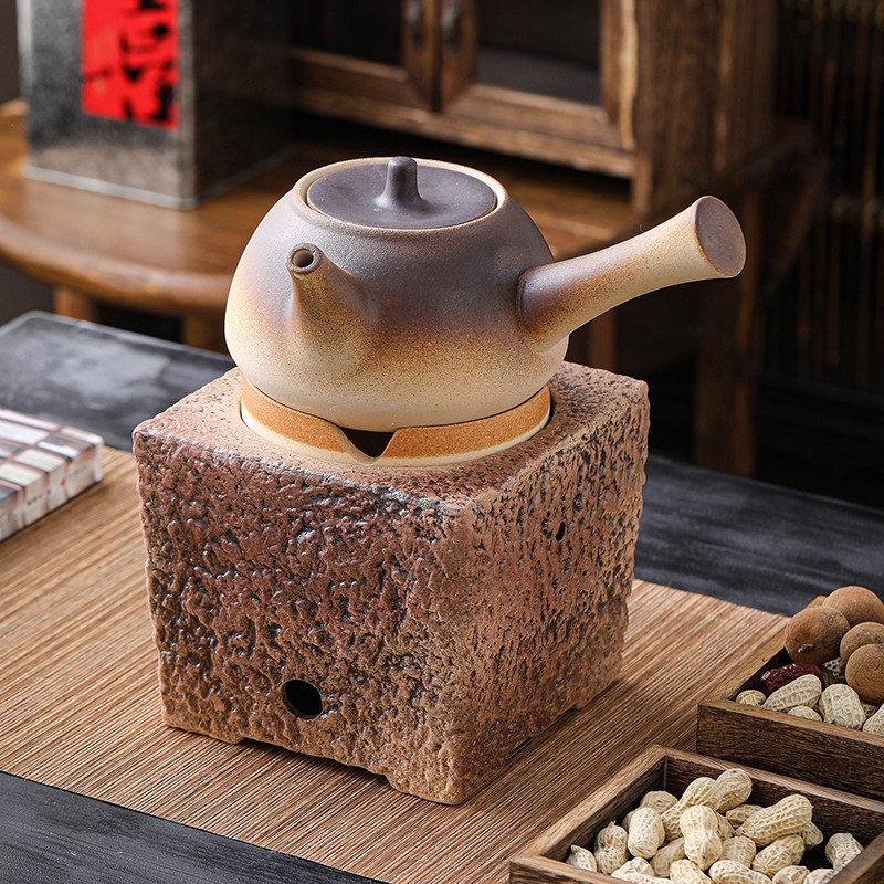 提梁煮茶壶中式复古陶瓷茶壶