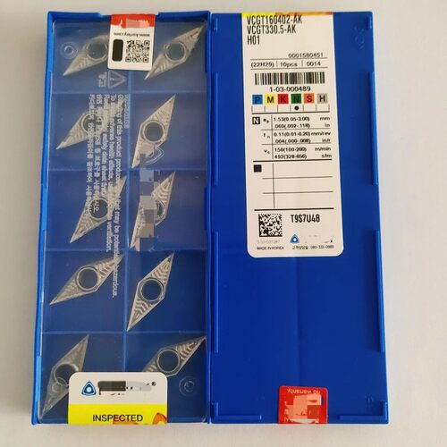 数控车刀片铝合金用VCGT160402/VCGT110304尖刀刀粒外圆内孔刀头