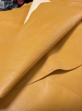 新款！意大利RVC姜黄色进口绵羊皮1.2mm 6-7尺 60/张 五张起包邮